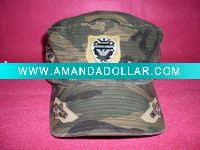 embroideried military cap