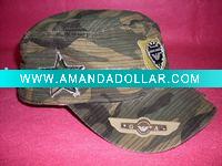 Wholesale embroideried military cap