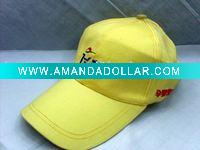 cotton baseball cap hat yellow