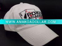 Wholesale cotton baseball cap hat white
