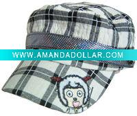 lovely cotton military cap/hat
