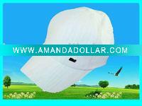 Wholesale cotton baseball cap hat wihte