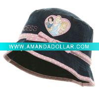 Wholesale Princess Polka Dot Cotton Bucket Hat