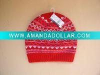 jacquard knitted hat