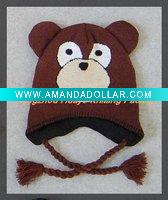 Wholesale Animal pattern kid's hats, cartoon children hats