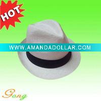 Wholesale Crazy promotions ! Fashion straw fedora hat cap summer hats