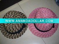 Wholesale straw hats strawhat natural paper hats ladies summer hat