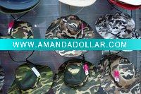 Wholesale camouflage printed cotton twill hat