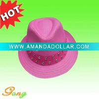 Wholesale Hot selling ! Rose lady straw fedora hat cap rivet hats