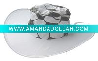 Wholesale Football Design Cowboy Hat