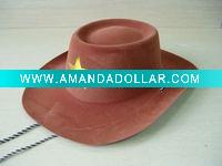 Wholesale Plastic Cowboy Hats With Velvet
