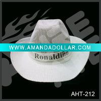 Wholesale fashion white summer hat