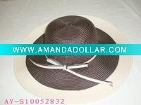Straw fashion hat