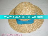 Paper straw hats for lady