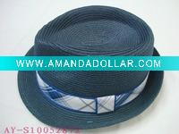 Men's straw beach hat