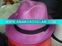 Wholesale fedora straw hat