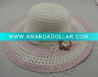 Wholesale ladies dress hat/fancy hats for women/sinamay church hat