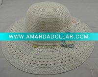 Wholesale ladies church hats/ladies fancy hats/100% cotton knitted hat