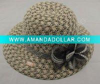 Wholesale ladies sinamay hat/organza ladies hat/ladies hats