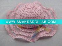 Wholesale summer beach hats/colorful lace hat/ladies fashion hats