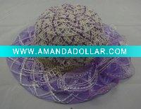 Wholesale children straw hats/ladies straw hats/straw flat hat