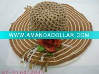 Lady straw beach hat