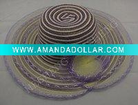 Wholesale ladies fashion sun hats/floppy felt hat/fashion dobby hats