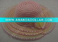 Wholesale ladies fashion felt hats/ladies polyester straw hat/fashion dobby hats