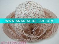 Lady straw beach hat