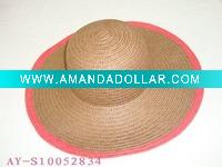 Straw fashion hat