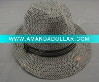 folding cowboy hat/fashion man knitted hats/100% cotton knitted hat