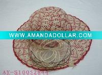 Lady straw beach hat