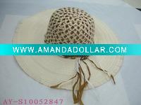 Lady straw beach hat