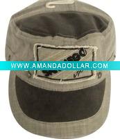 Wholesale womens fashion embroidery military cap