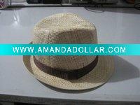 Wholesale straw hats strawhat natural paper hats ladies summer hat