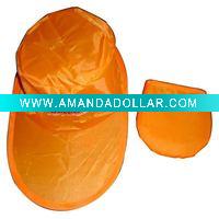 Folding hat with pouch