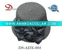 Lady's Summer Beach Paper Straw Hat