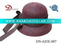 Wholesale Lady's Summer Beach Paper Straw Hat