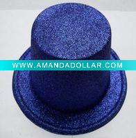 glitter top hat