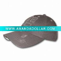 100%cotton washed baseball cap