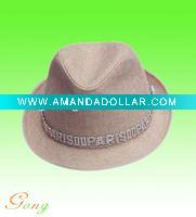 100% Cotton Classical trilby hat