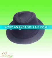 Wholesale 100% Cotton elegant trilby hat