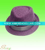 Wholesale Cotton Velvet Fedora Hat