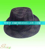 Wholesale Fashion Flannel Fedora Hat