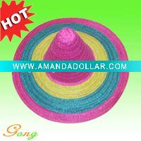 Wholesale 100% natural Straw Sombrero hat
