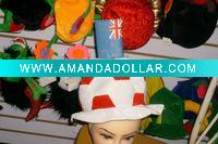 Wholesale party hats/football fan hats/ carnival caps/halloween hats