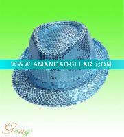 Wholesale Fashion paillette Fedora Hat