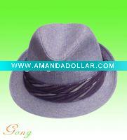 100% Cotton Classical trilby hat