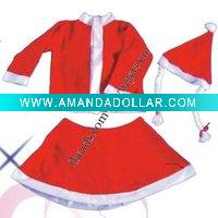 Wholesale christmas gift,Cute Christmas Santa Costume Dress For Child