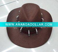 West rancher hat with ivory